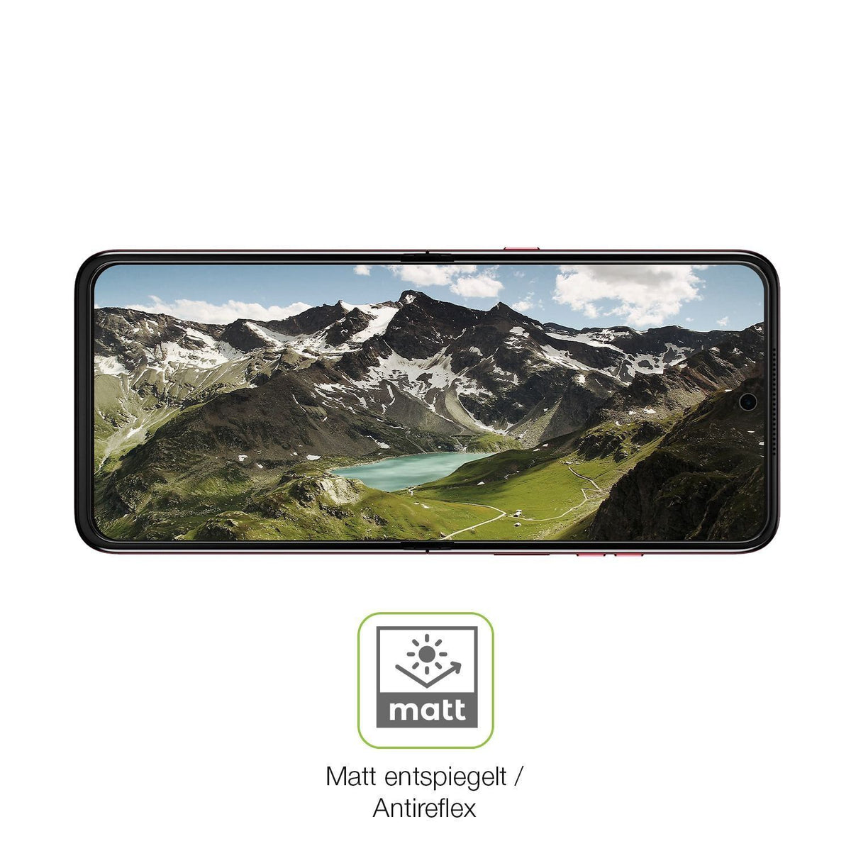 2x Full Cover Schutzfolie matt für Motorola Razr 6 (5)