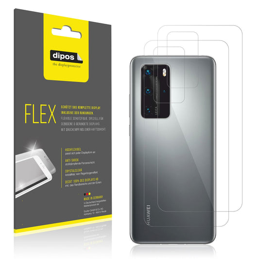 2x 3D Full Cover Schutzfolie für Huawei P40 Pro Rü (1)