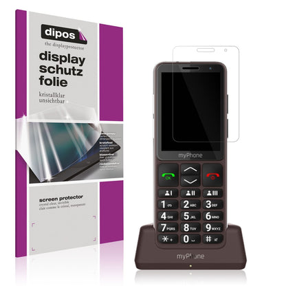 4x Schutzfolie klar für myPhone Bueno LTE Display- (1)