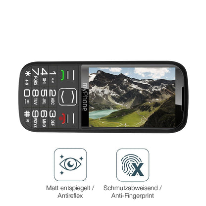 2x 9H Schutzfolie matt für myPhone Harmony LTE Pan (5)