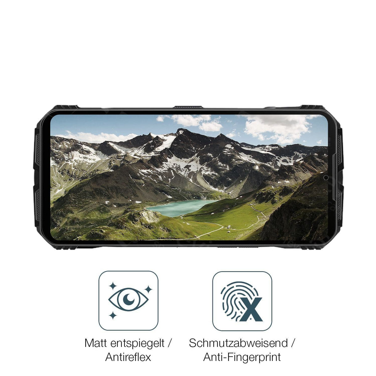 4x Schutzfolie matt für Doogee V Max S Display-Sch (4)