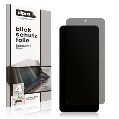 Blickschutzfolie für Doogee Note 59 Pro matt Schut (1)