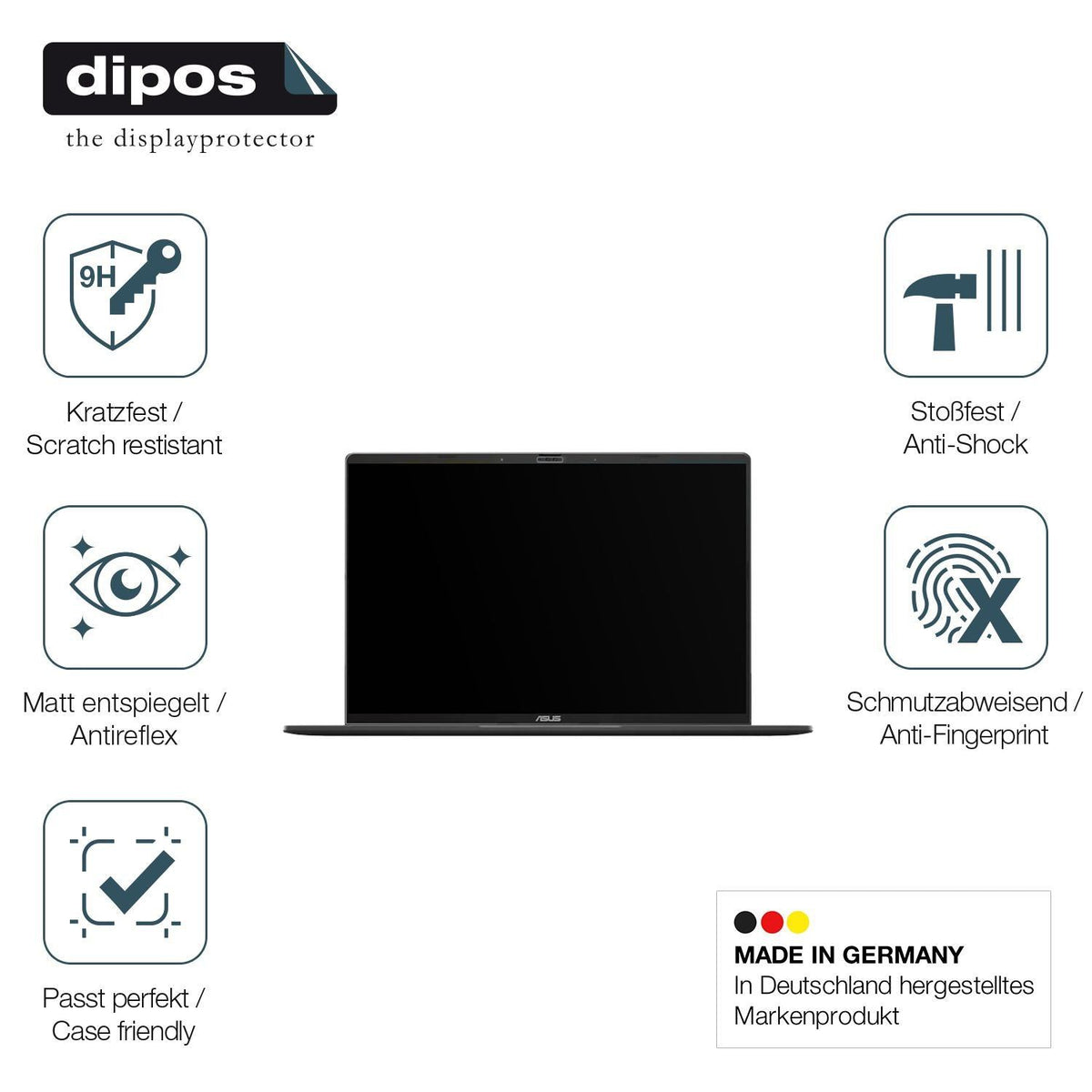 2x 9H Schutzfolie matt für Asus Vivobook S16 S3607 (7)