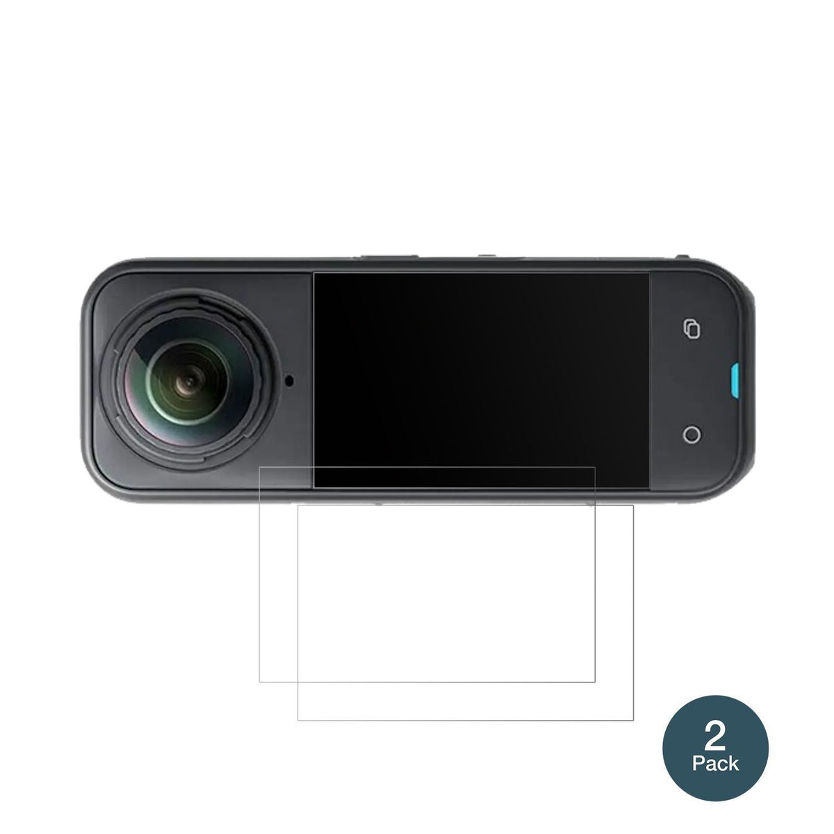 2x 9H Schutzfolie matt für Insta360 X5 Panzerfolie (2)
