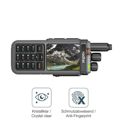 4x Schutzfolie klar für Radtel RT-880 Display-Schu (4)