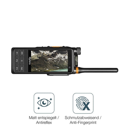 2x 9H Schutzfolie matt für Hytera PDC680 Panzerfol (5)