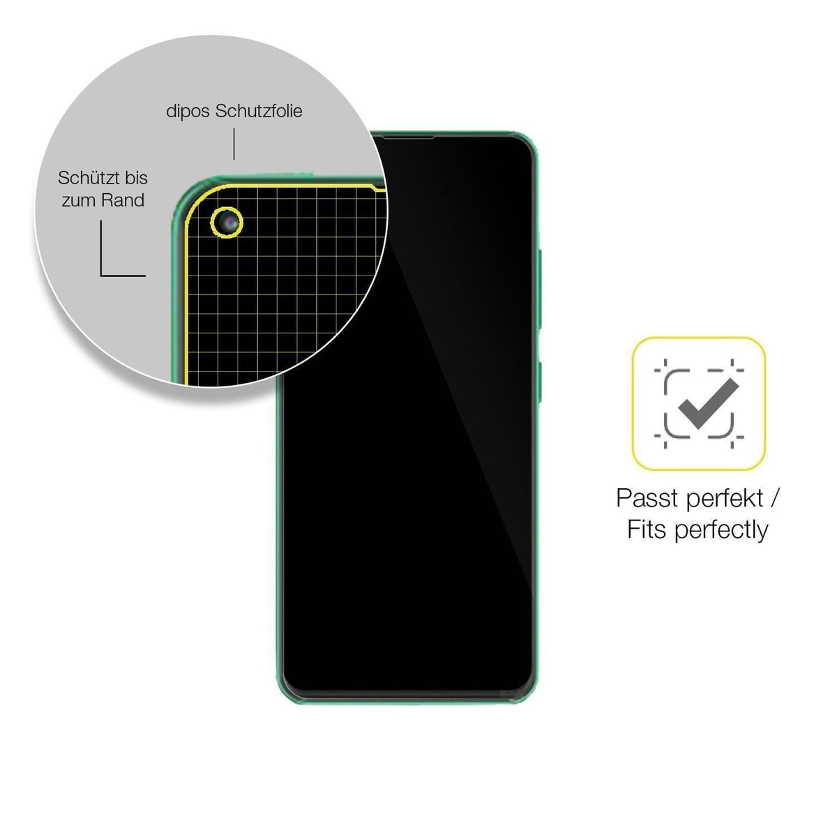 2x 3D Full Cover Schutzfolie für Walton Primo RX8 (6)