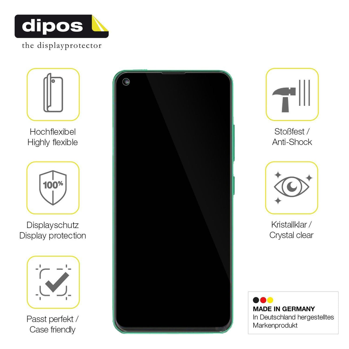 2x 3D Full Cover Schutzfolie für Walton Primo RX8 (7)