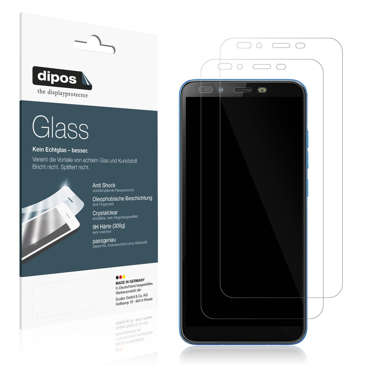 2x 9H Schutzfolie für Infinix Smart 2 Panzerfolie (1)
