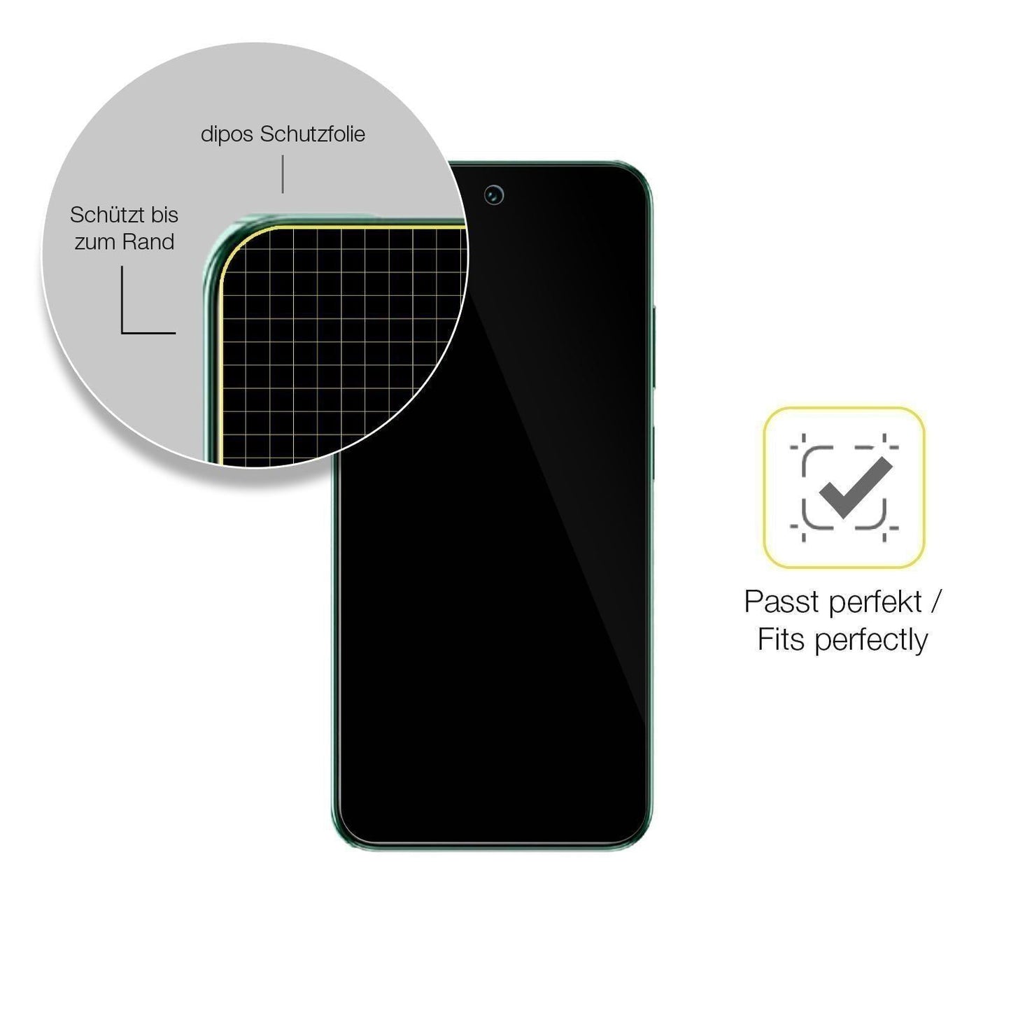 2x 3D Full Cover Schutzfolie für Itel A95 5G (6)