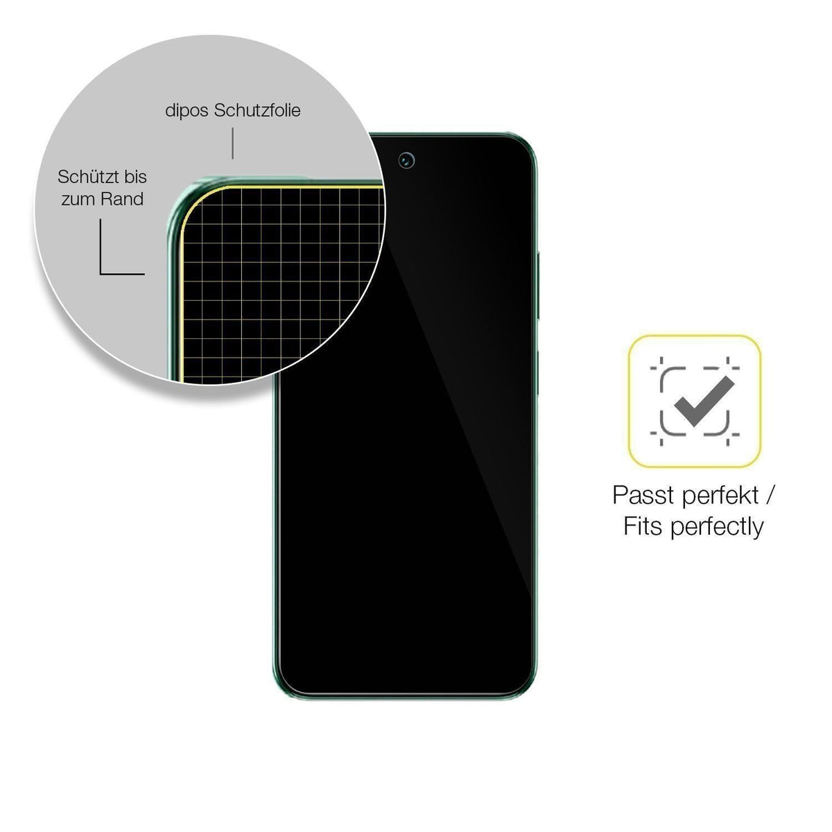 2x 3D Full Cover Schutzfolie für Itel A95 5G (6)