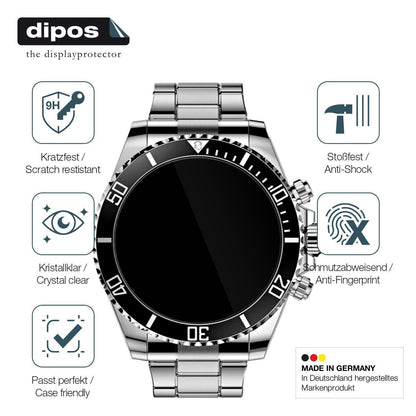 2x 9H Schutzfolie für Nexos Pro Smartwatch Panzerf (7)