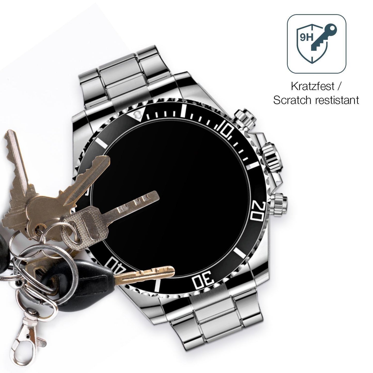 2x 9H Schutzfolie matt für Nexos Pro Smartwatch Pa (3)