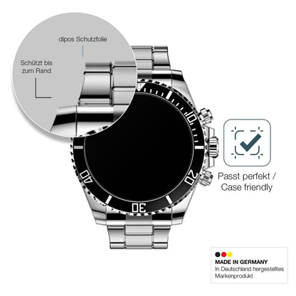 2x 9H Schutzfolie matt für Nexos Pro Smartwatch Pa (6)