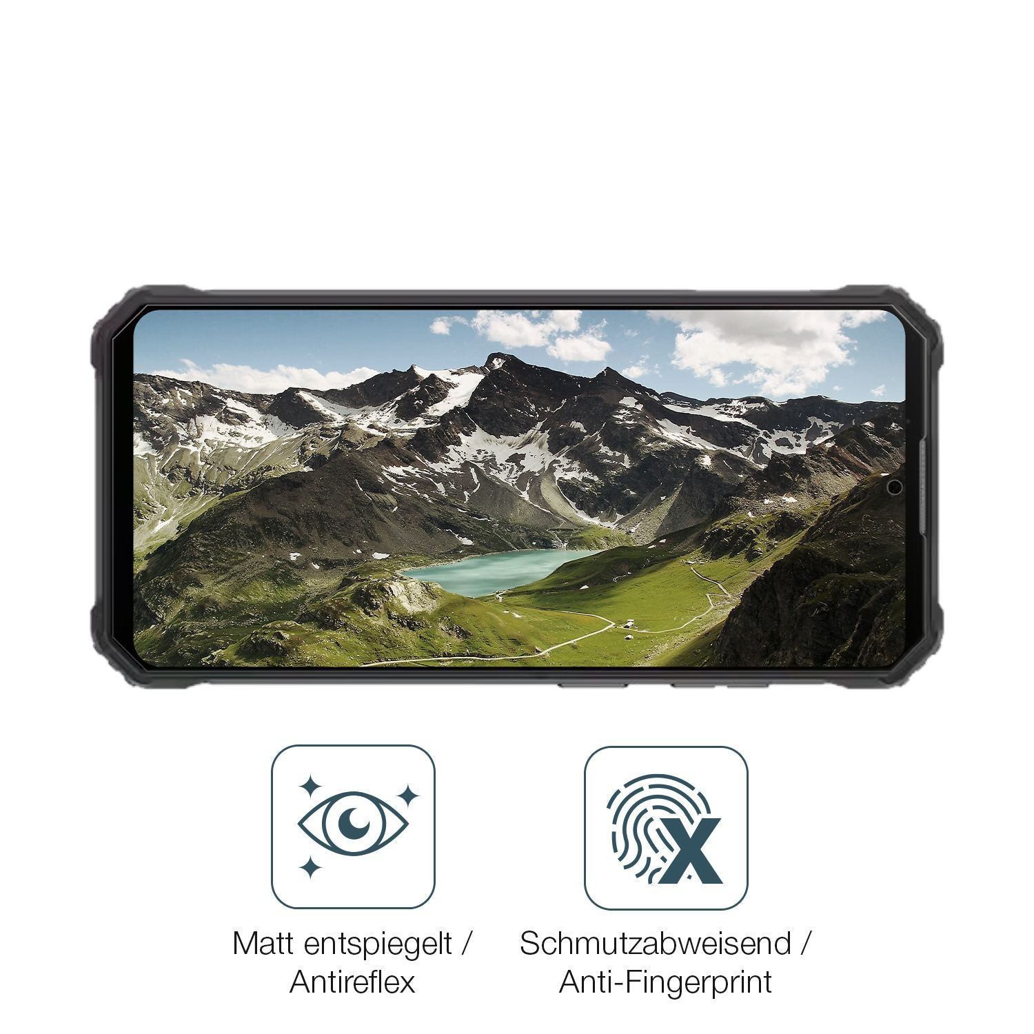 2x 9H Schutzfolie matt für Oukitel WP23 Plus Panze (5)