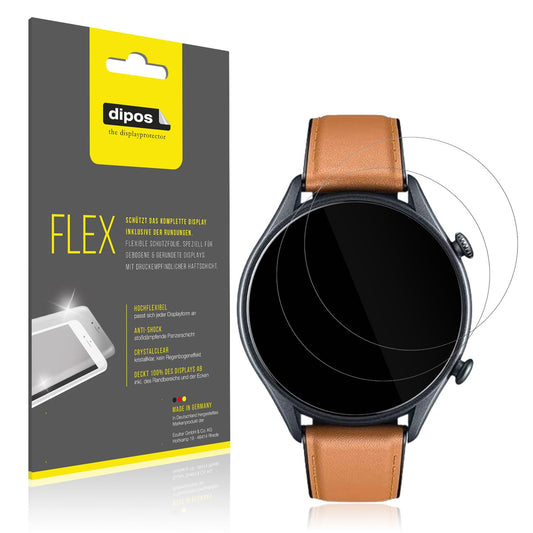 2x 3D Full Cover Schutzfolie für Motsfit Smartwatc (1)