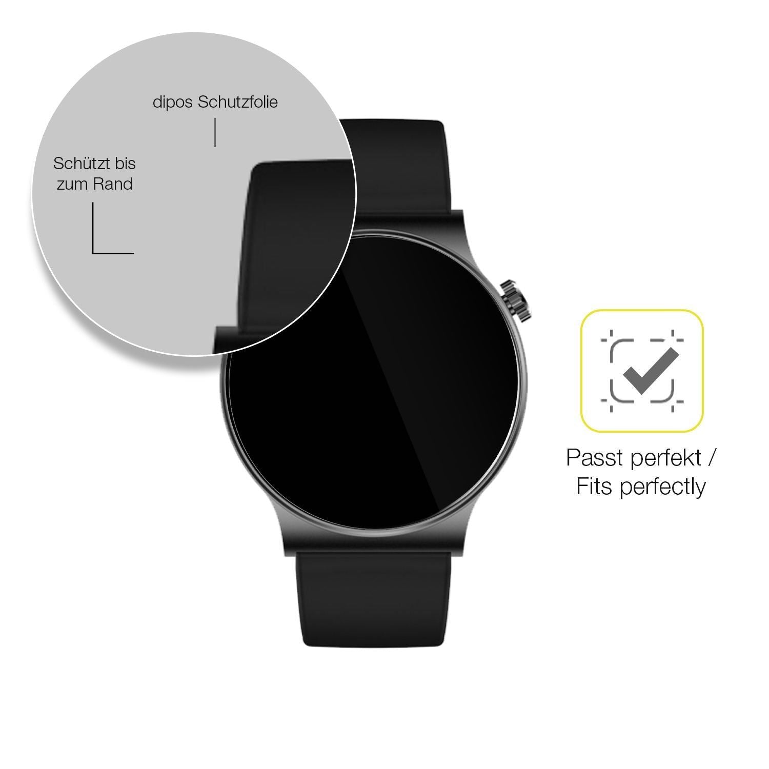 2x 3D Full Cover Schutzfolie für OOQE Watch CS PRO (6)