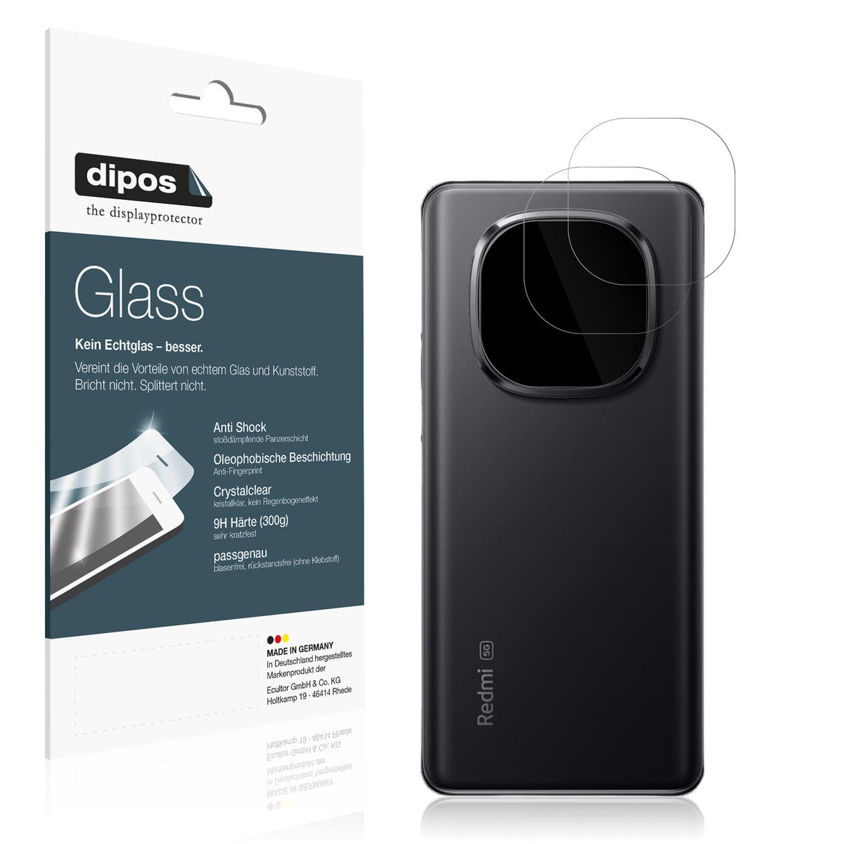 2x 9H Schutzfolie für Xiaomi Redmi Note 14 Pro+ 5G (1)