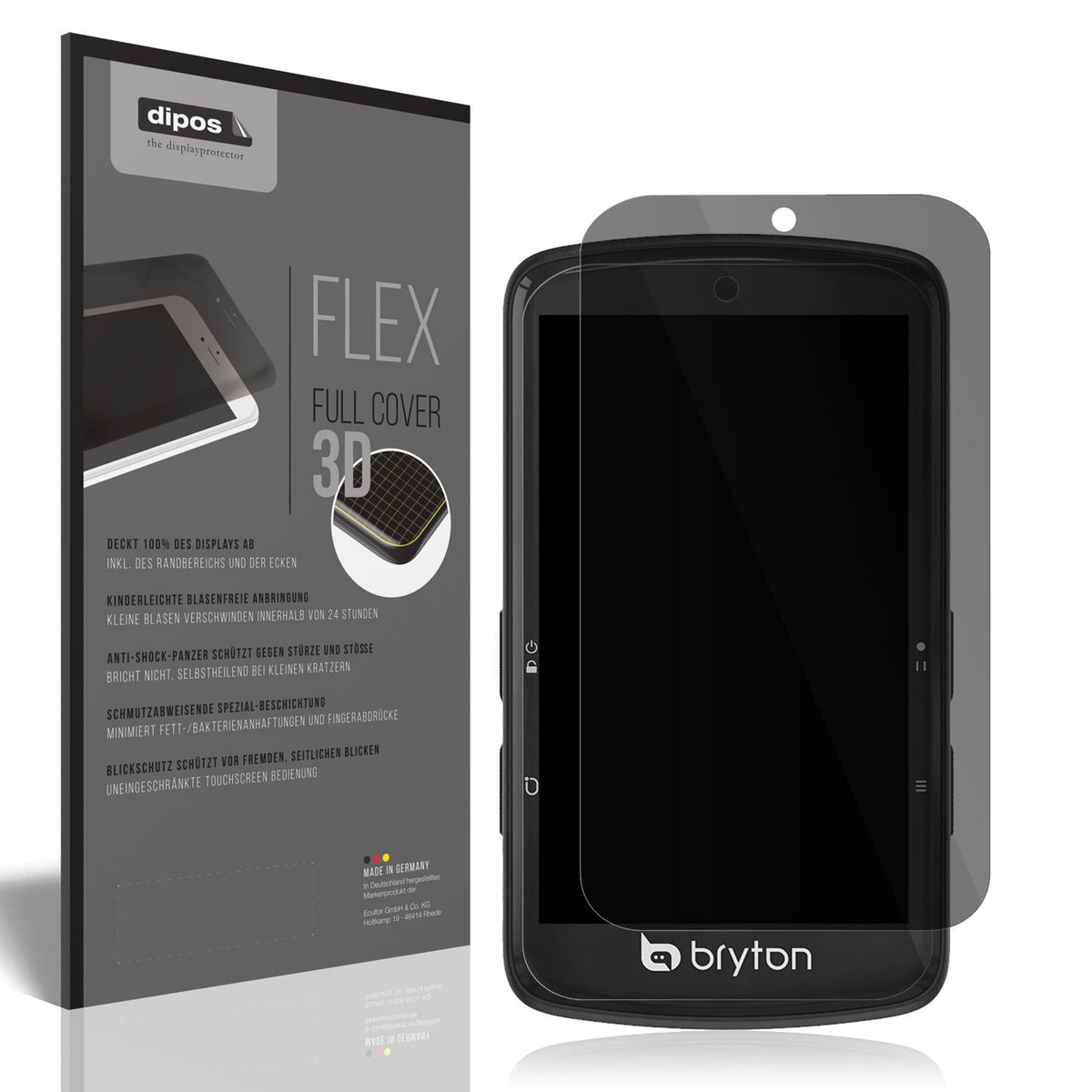 Full Cover Privacy Blickschutzfolie für Bryton Rid (1)