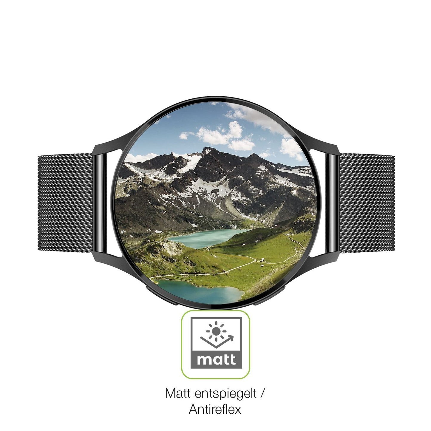2x Full Cover Schutzfolie matt für Levowatch Edgy (5)