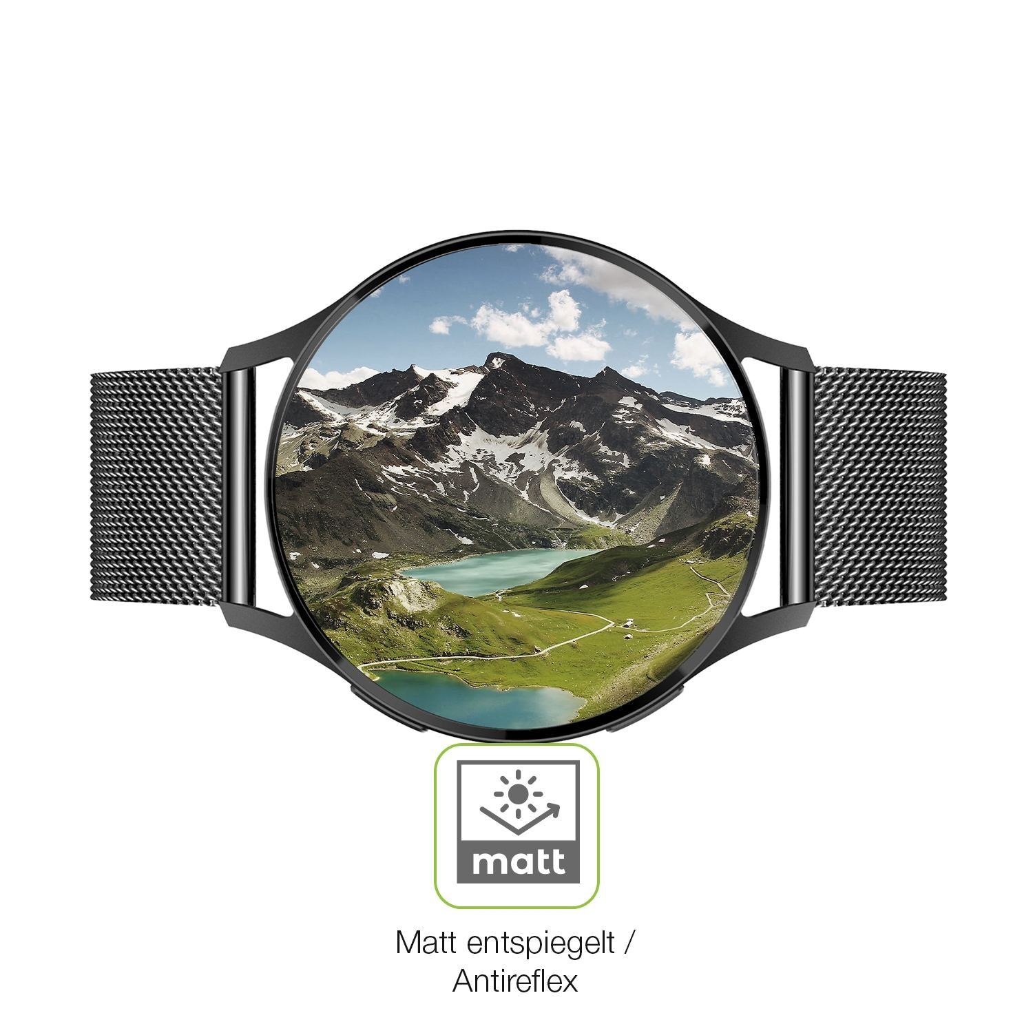 2x Full Cover Schutzfolie matt für Levowatch Edgy (5)
