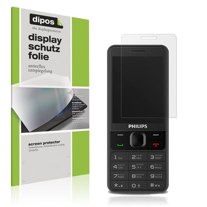 4x Schutzfolie matt für Philips Xenium E185 Displa (1)
