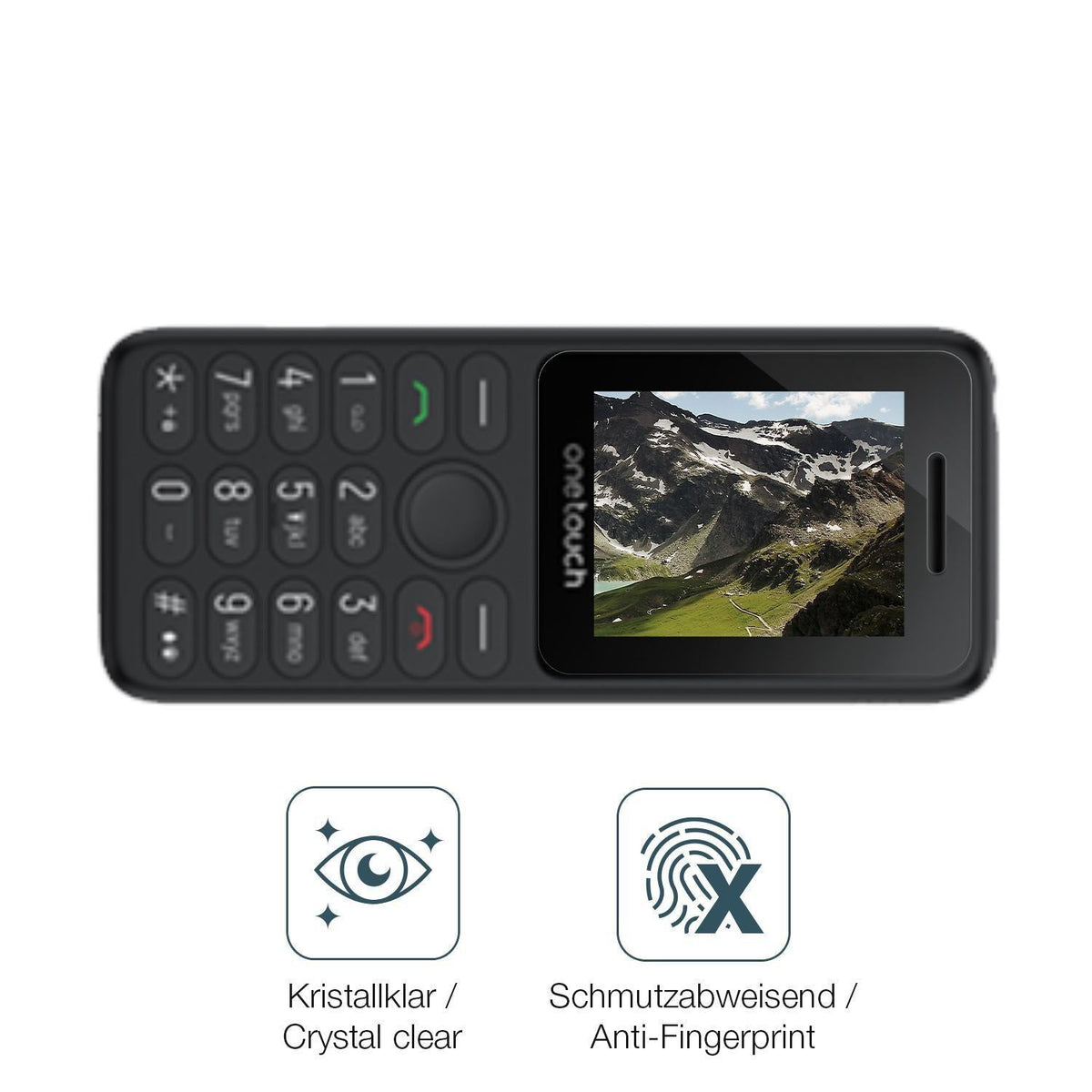 2x 9H Schutzfolie für TCL OneTouch 5041 Panzerfoli (5)