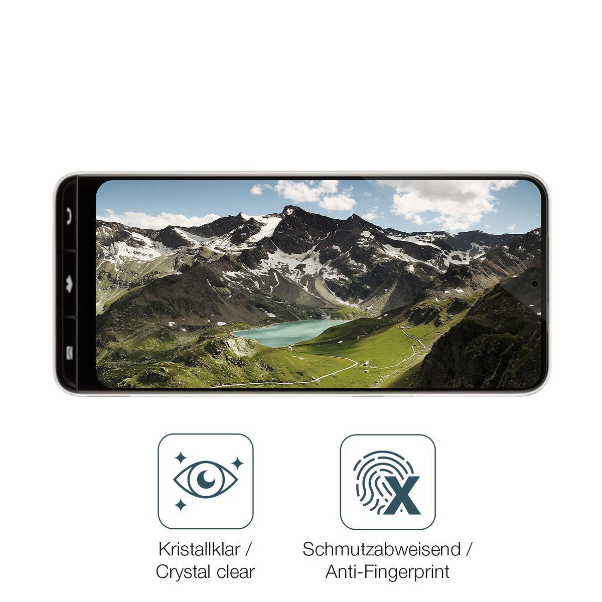 4x Schutzfolie klar für Kyocera Basio Active3 Disp (4)