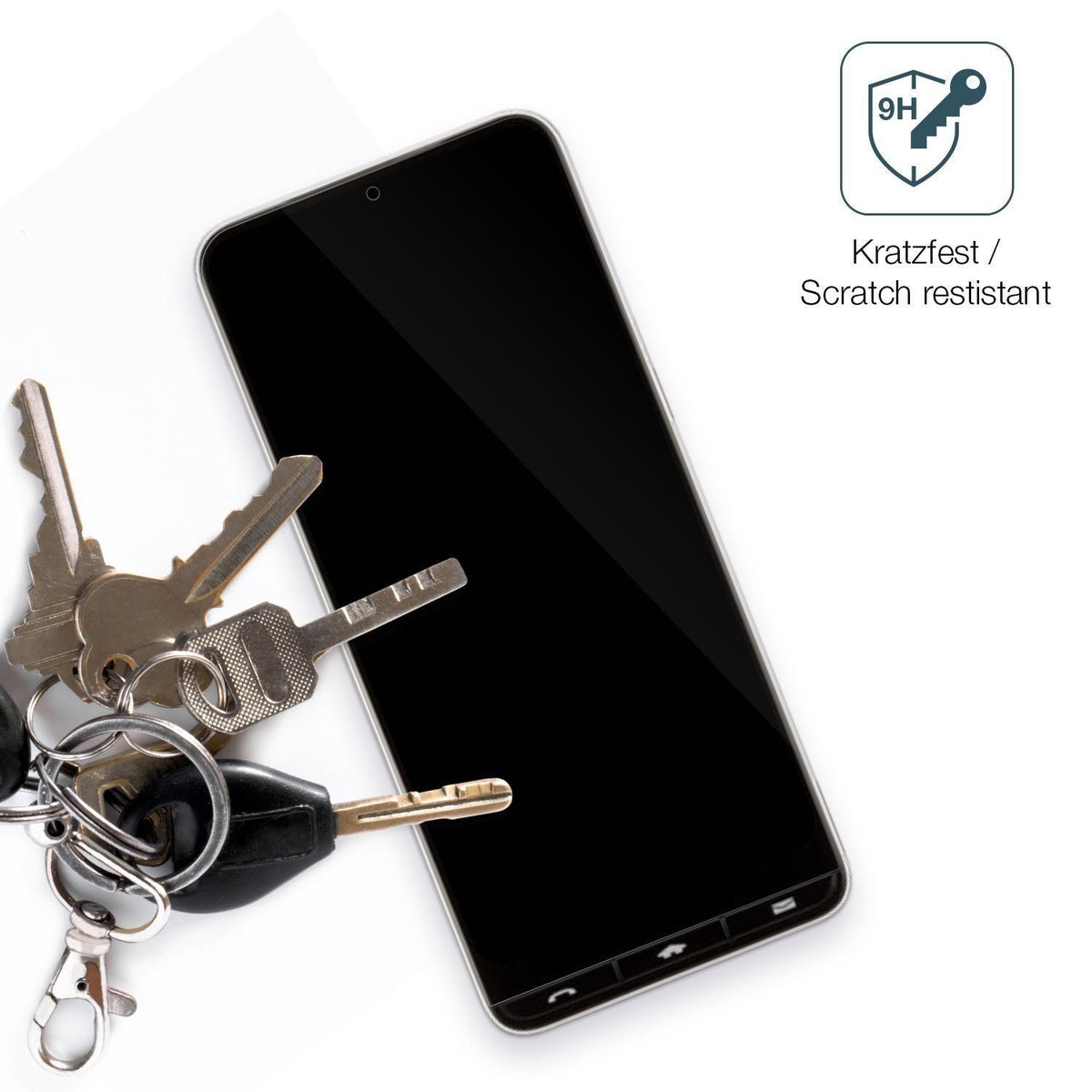 2x 9H Schutzfolie für Kyocera Basio Active3 Panzer (3)