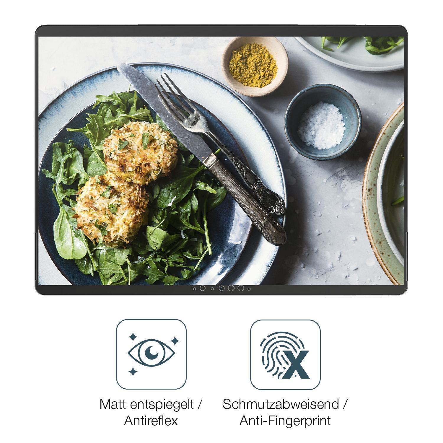 2x Schutzfolie matt für Microsoft Surface Pro 12 D (4)