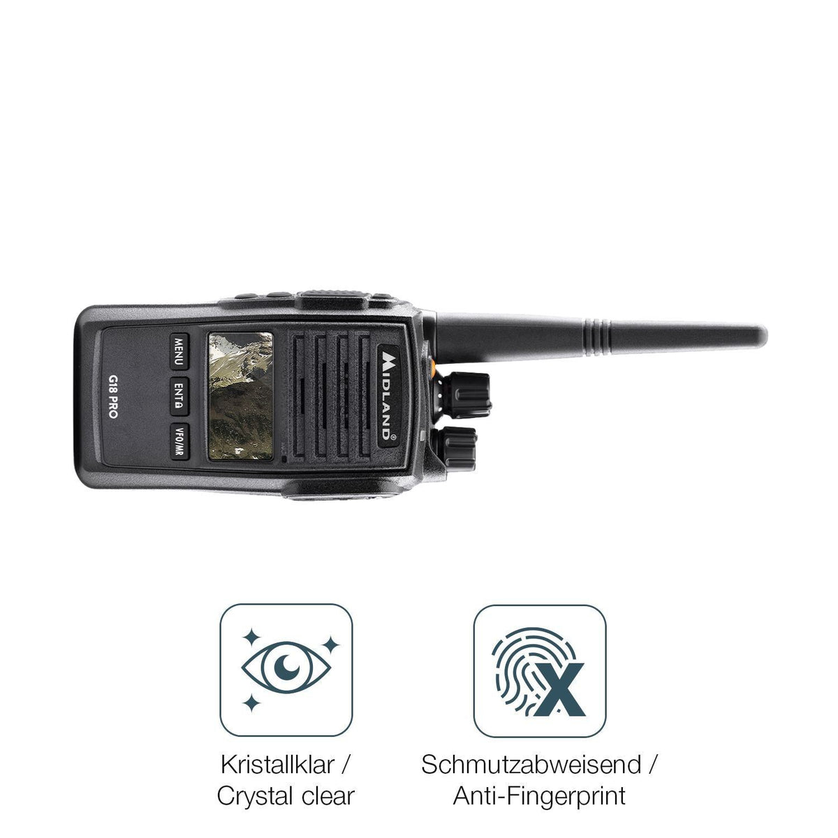 2x 9H Schutzfolie für Midland G18 Pro PMR Panzerfo (5)