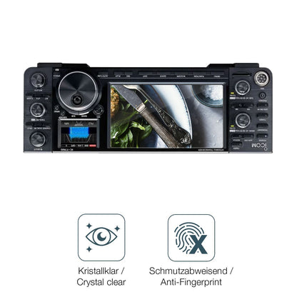 2x Schutzfolie klar für Icom IC-7760 Display-Schut (4)