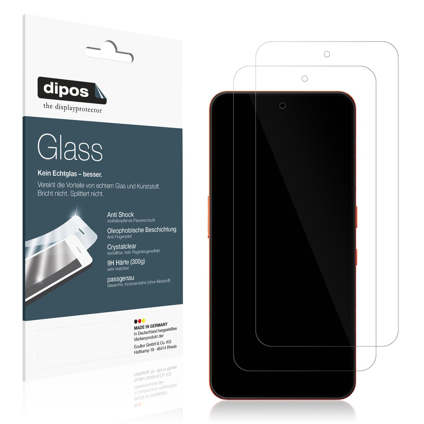 2x 9H Schutzfolie für CMF Phone 2 Pro Panzerfolie (1)