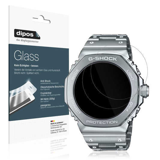 2x 9H Schutzfolie für Casio G-Shock GM-B2100D Panz (1)