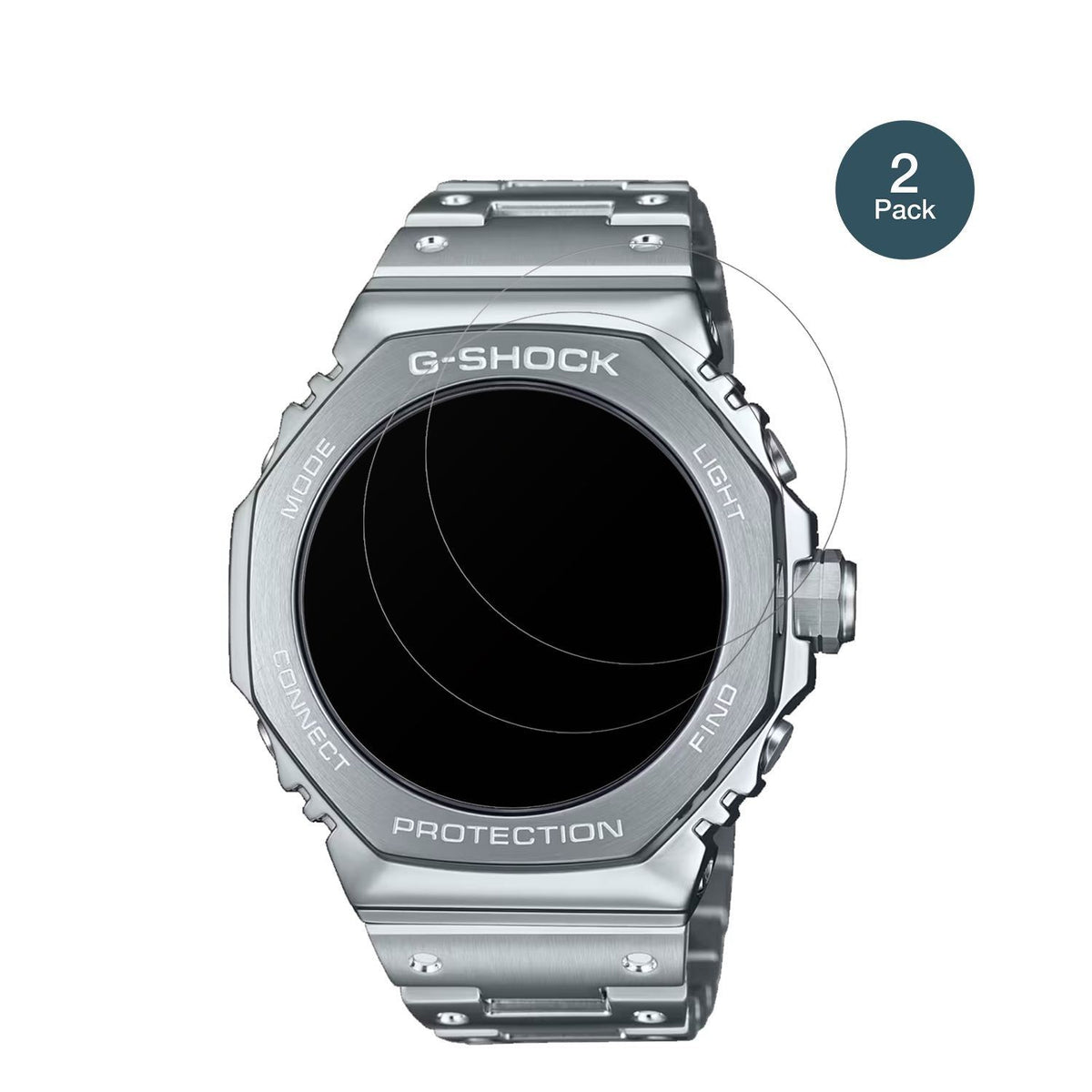 2x 9H Schutzfolie matt für Casio G-Shock GM-B2100D (2)