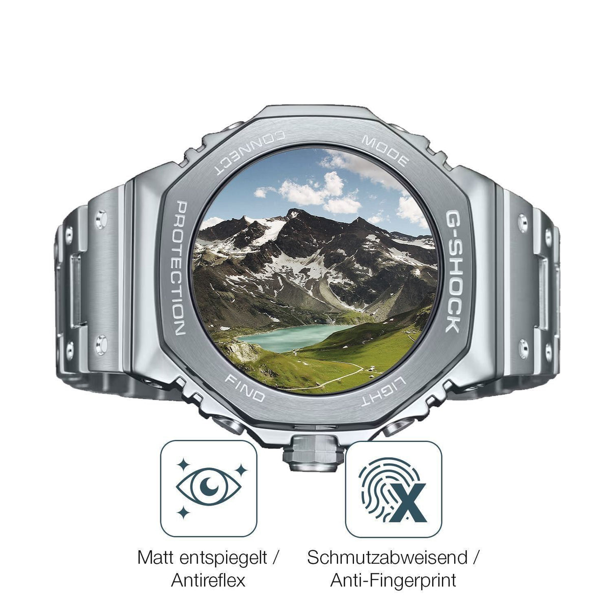 2x 9H Schutzfolie matt für Casio G-Shock GM-B2100D (5)