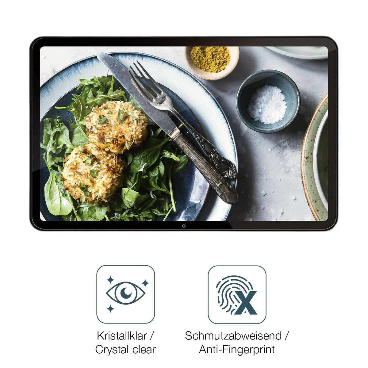 2x Schutzfolie klar für SPC Gravity 11 Display-Sch (4)