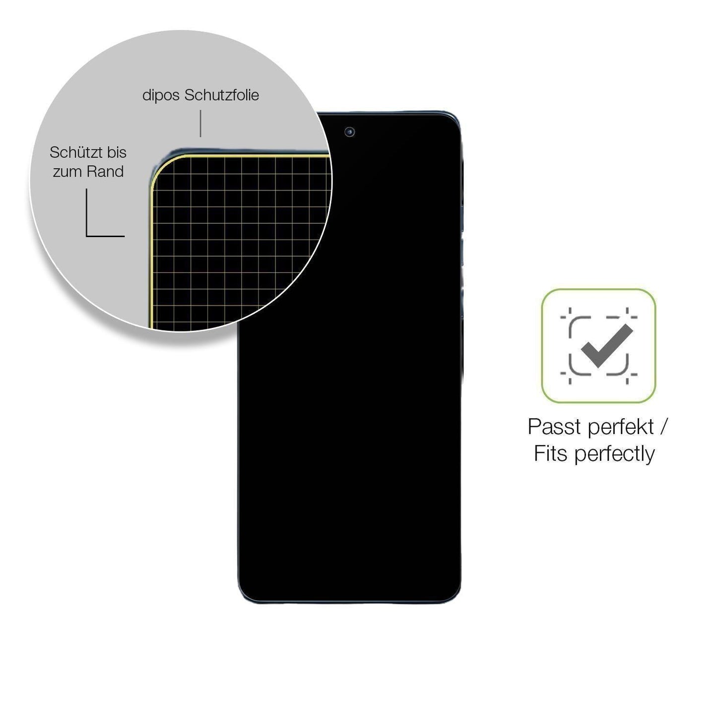 2x Full Cover Schutzfolie matt für Motorola Edge 6 (6)