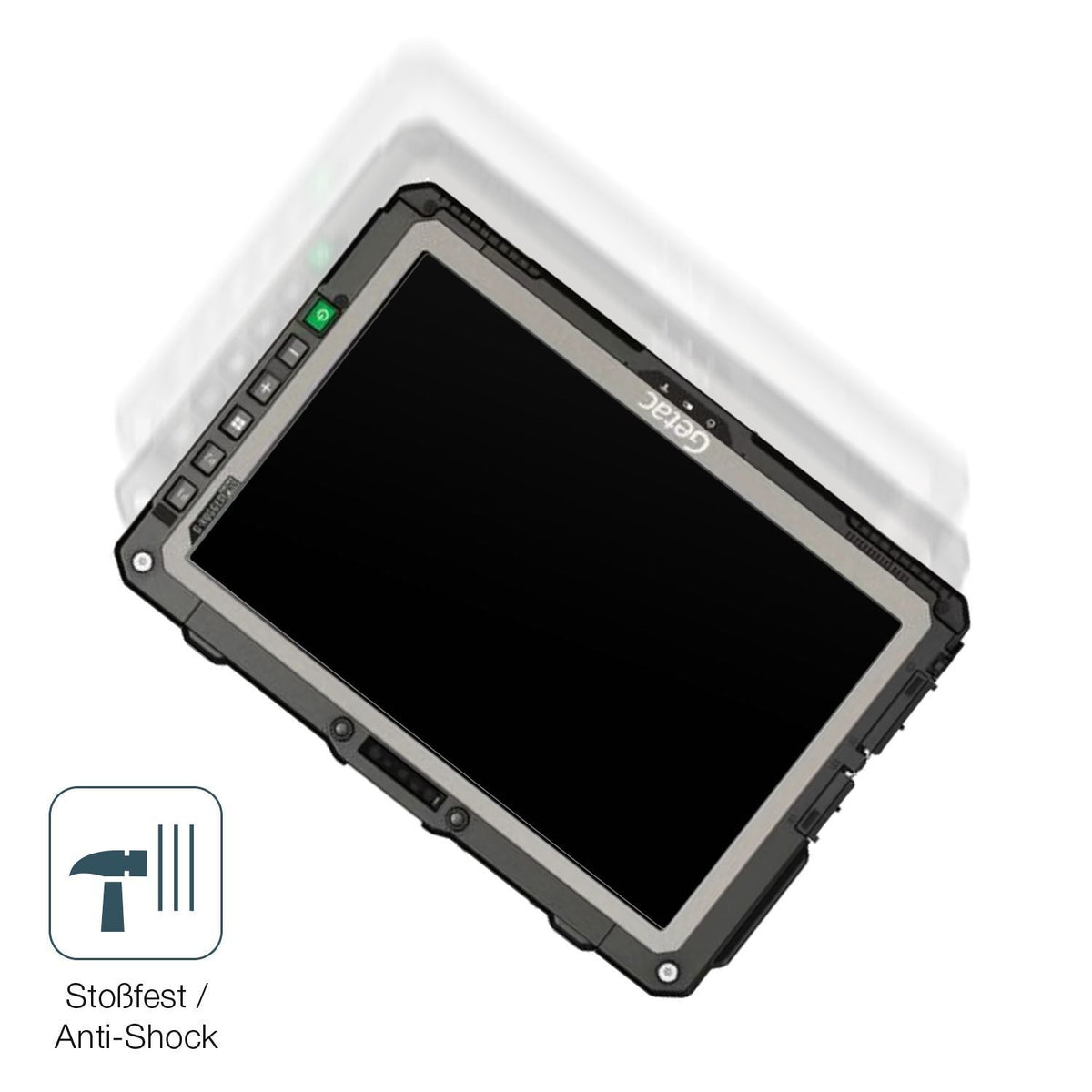 2x 9H Schutzfolie matt für Getac UX10 G3 Panzerfol (4)
