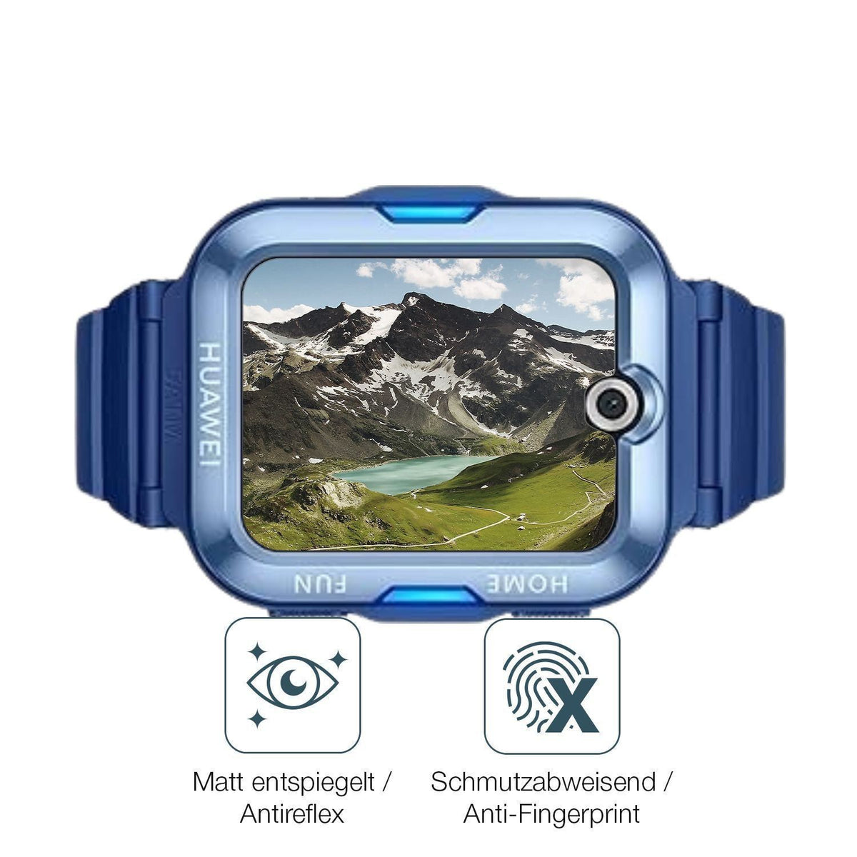 6x Schutzfolie matt für Huawei Kids Watch 5 Displa (4)