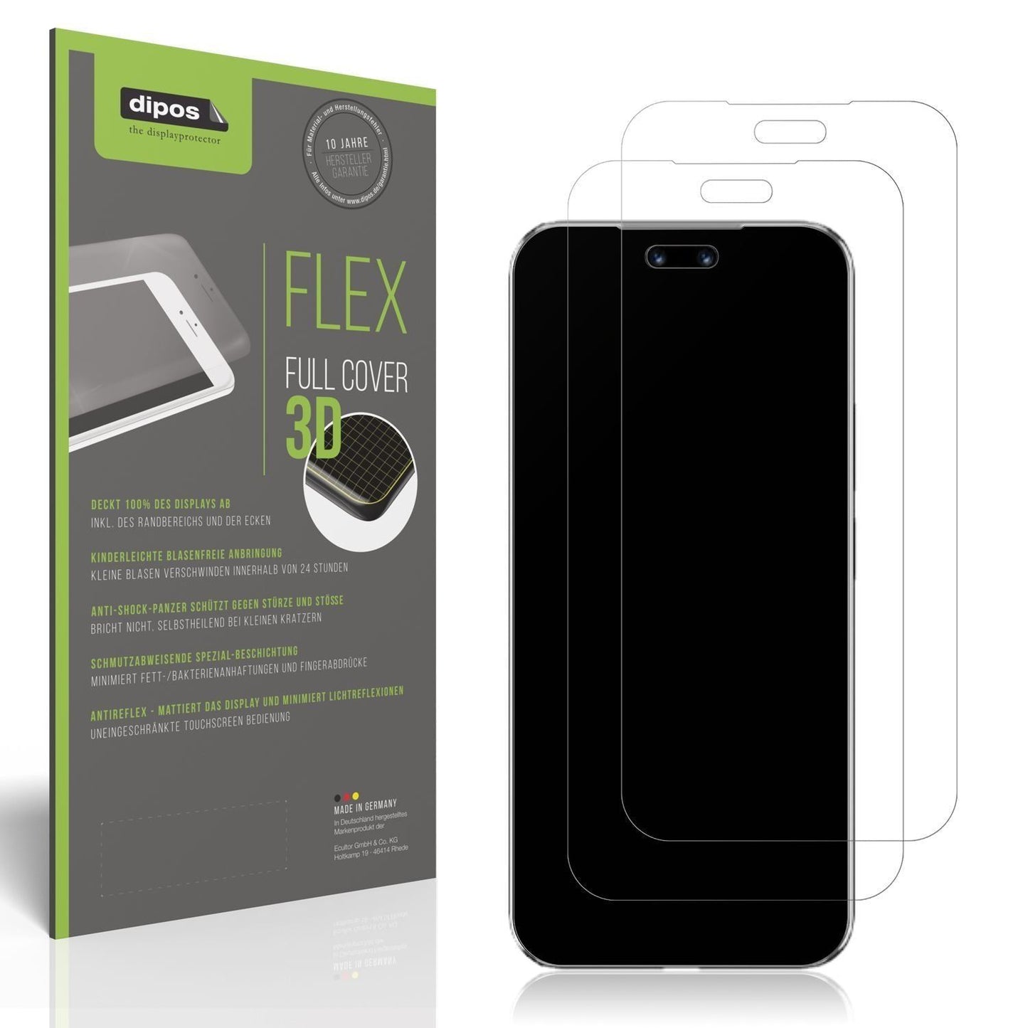 2x Full Cover Schutzfolie matt für Huawei Nova 14  (1)
