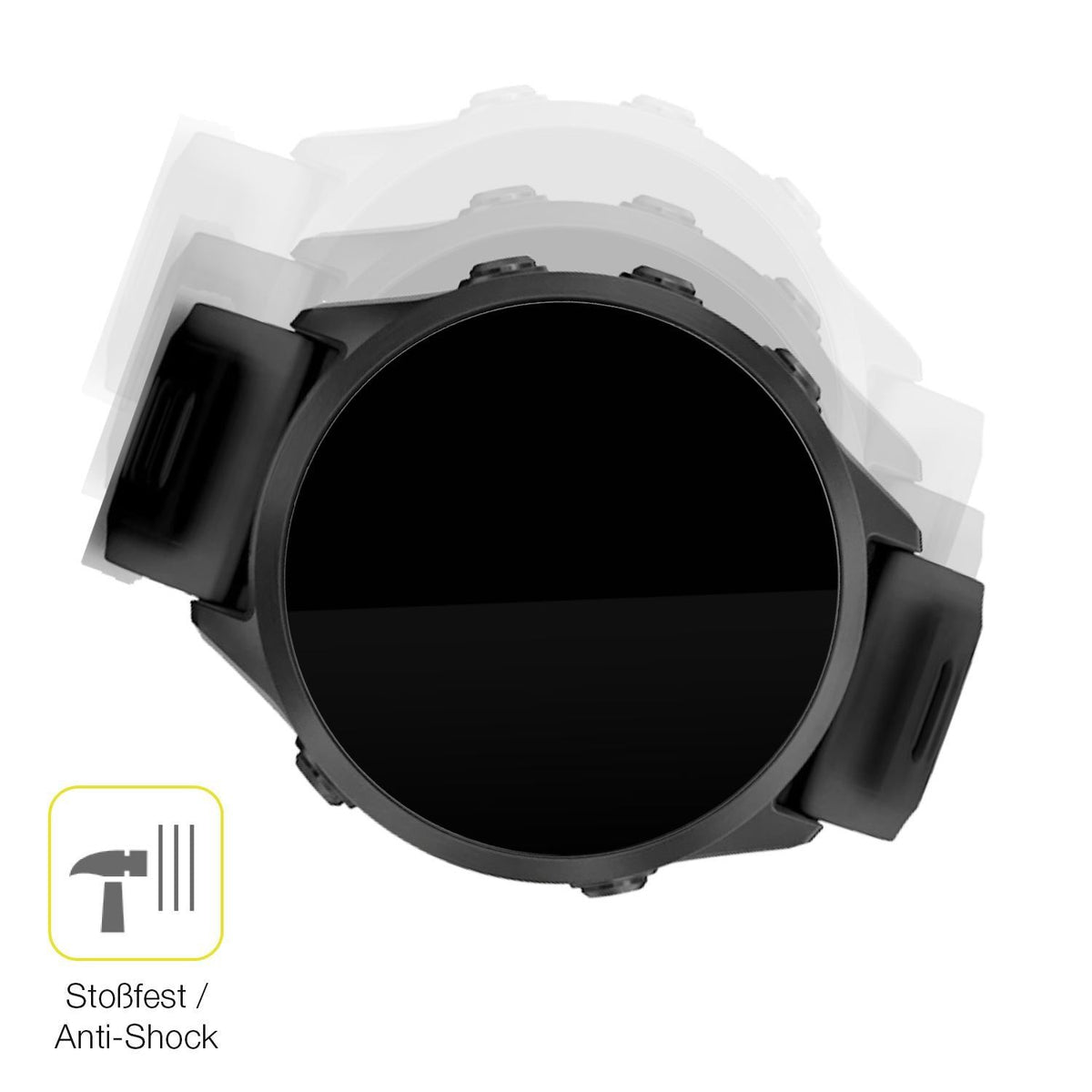 2x 3D Full Cover Schutzfolie für Garmin Forerunner (4)