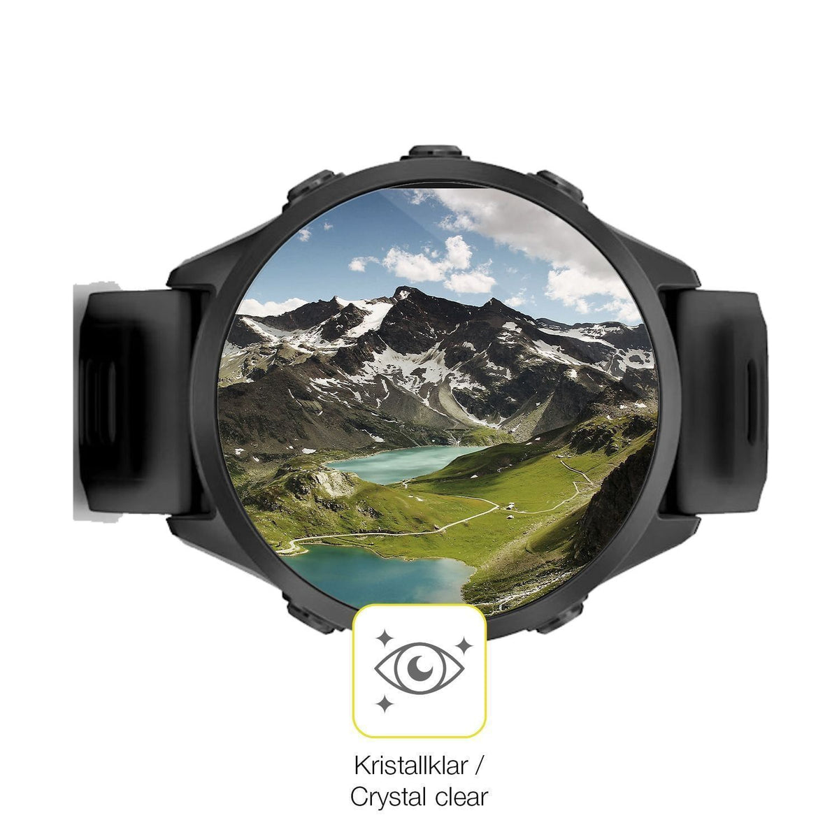 2x 3D Full Cover Schutzfolie für Garmin Forerunner (5)