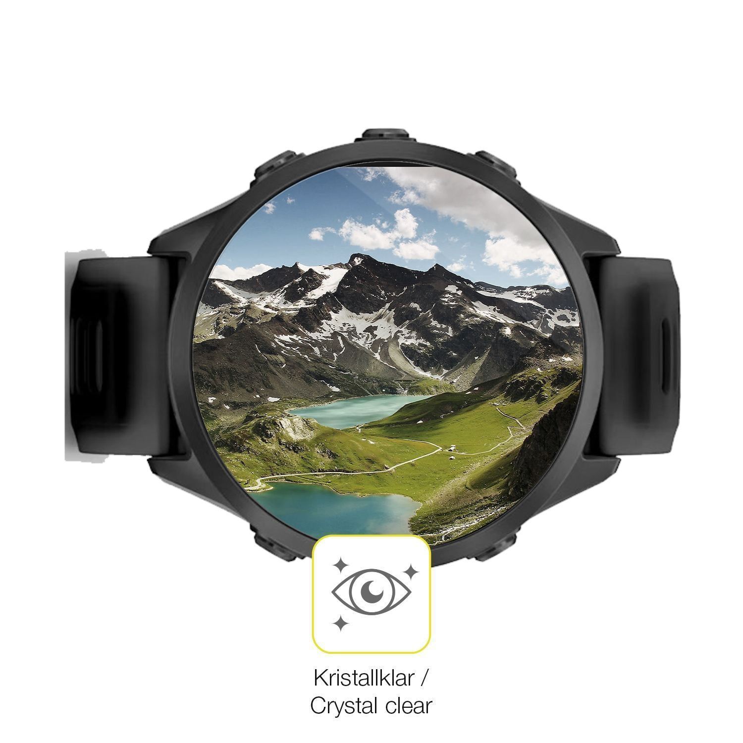 2x 3D Full Cover Schutzfolie für Garmin Forerunner (5)