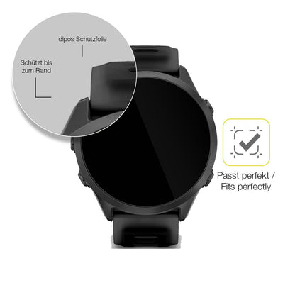 2x 3D Full Cover Schutzfolie für Garmin Forerunner (6)