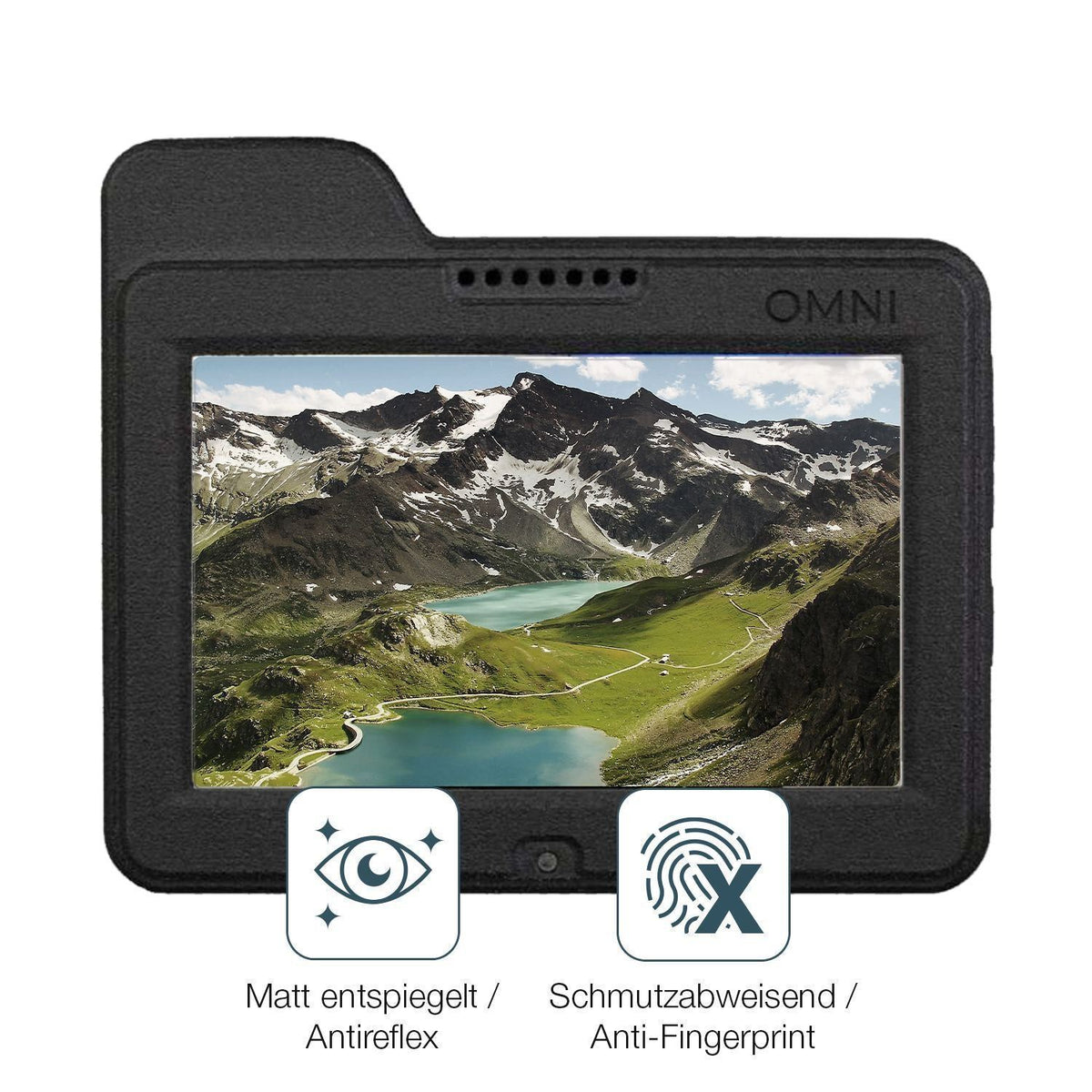 2x Schutzfolie matt für Naviter Omni Display-Schut (4)
