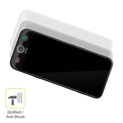 2x 3D Full Cover Schutzfolie für Doro Aurora A10 (4)