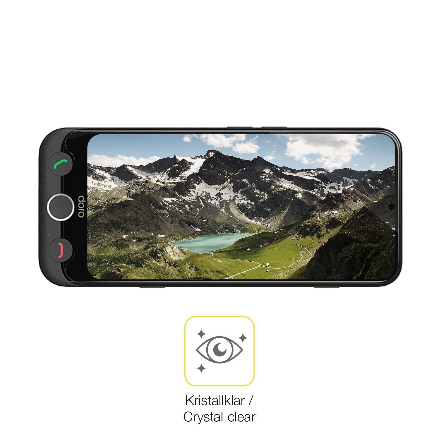 2x 3D Full Cover Schutzfolie für Doro Aurora A10 (5)