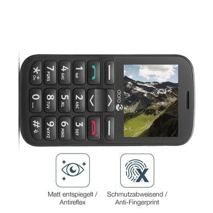 2x 9H Schutzfolie matt für Doro 1380 Panzerfolie (5)