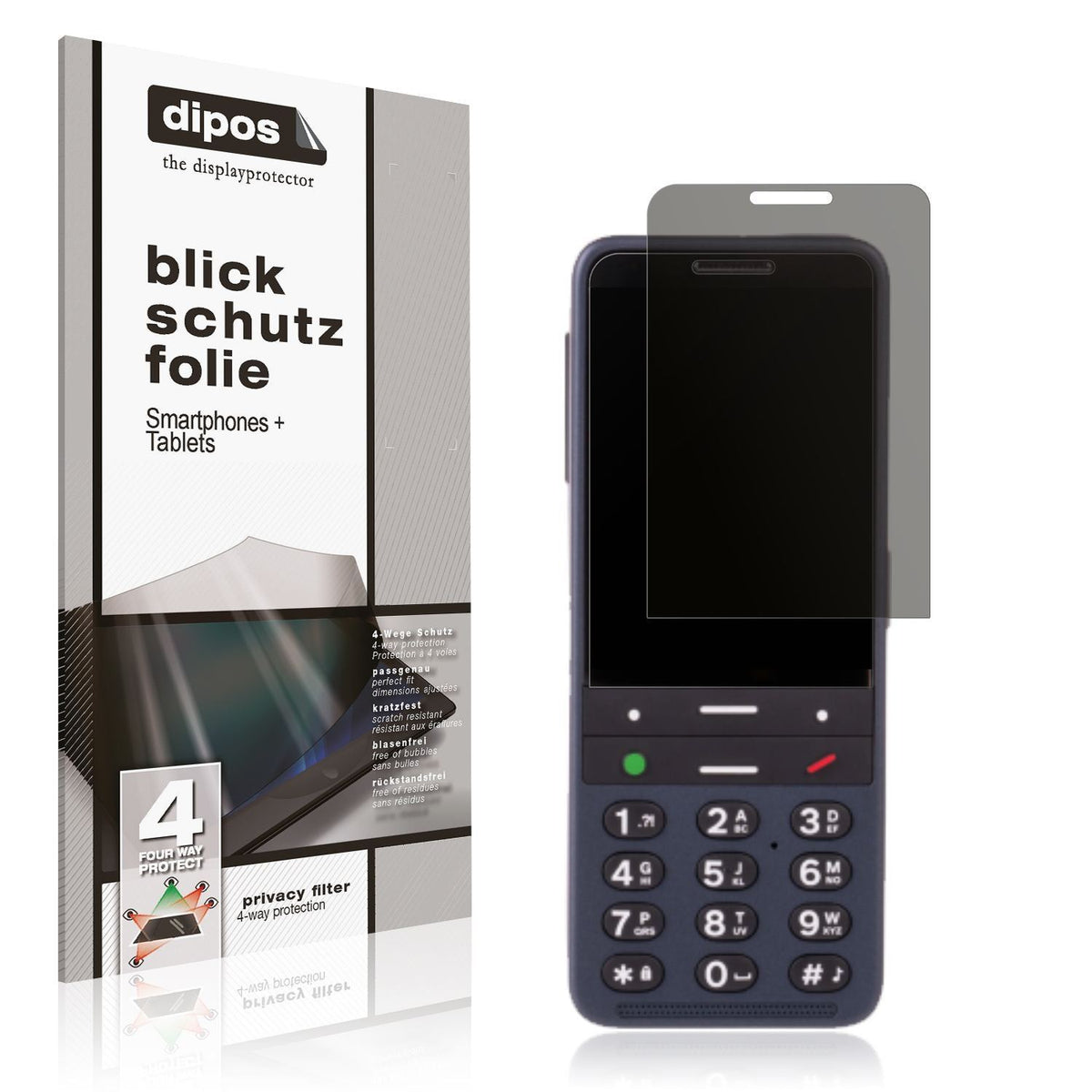 Blickschutzfolie für Blindshell Classic 3 matt Sch (1)